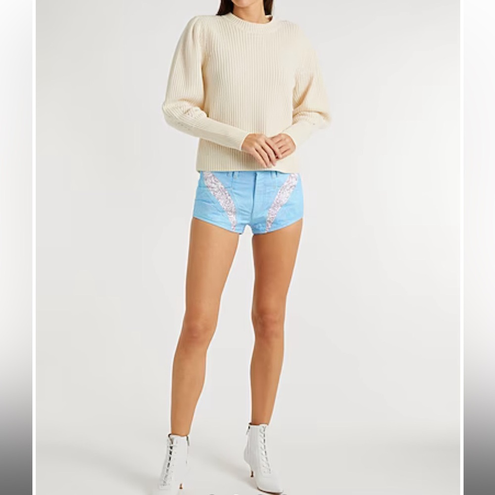 Isabel Marat Short Neida blue denim shorts size38